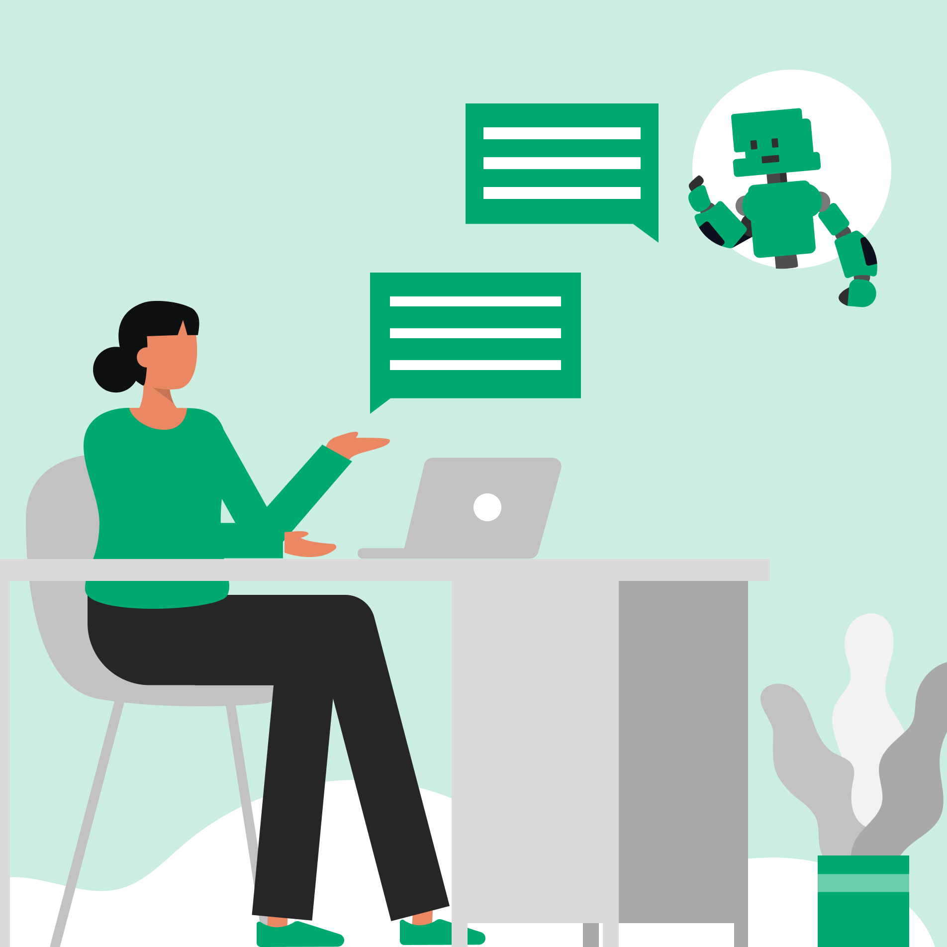 End user interacting with GenAI tools